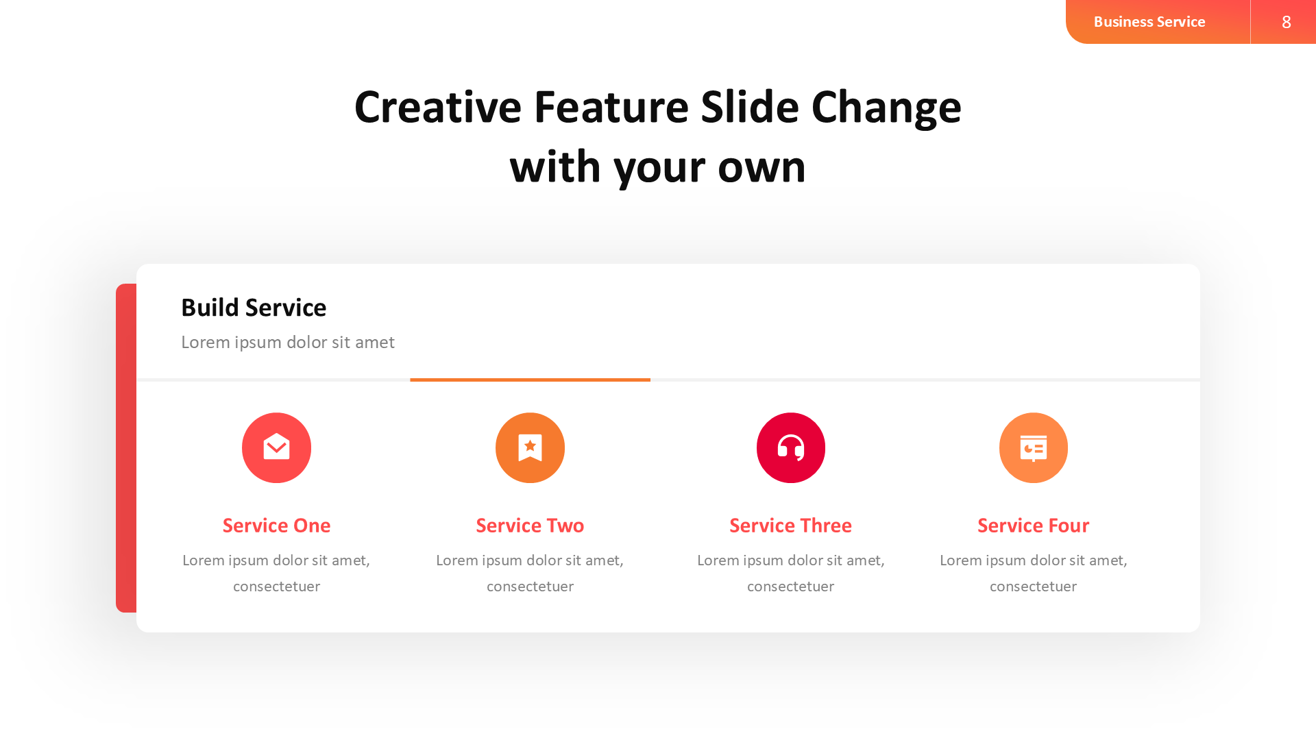 Service Business - Light (no Image) slide 8